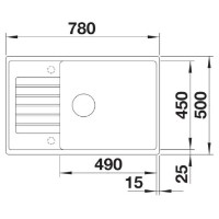 Chiuvetă de bucătărie Blanco Zia XL 6S (527396) imaginea #2 — magazin online Desire.md