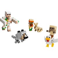 Set de construcție Lego Minecraft: Chicken Jockey Desert Attack (21592)