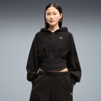Женская толстовка Puma Street Glam Studded si Bedazzled Fzoon Sleeve Puma Black, s.XS фото №3 — интернет-магазин Desire.md