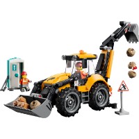 Set de construcție Lego City: Backhoe Loader Yellow (60480)