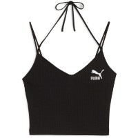 Топ Puma Classics Ribbed Crop Puma Black, s.XL