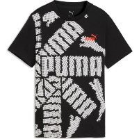 Детская футболка Puma Essentials Logo Lab Puma Black, s.176