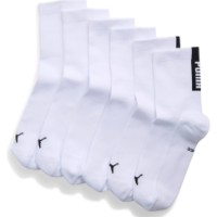 Детские носки Puma Logo Unisex Short Crew 3P White/Black, s.35-38