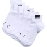 Детские носки Puma Logo Unisex Quarter 3P White/Black, s.35-38
