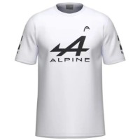 Tricou bărbătesc Head Arturo Coello Sponsors T-Shirt M White imaginea #1 — magazin online Desire.md