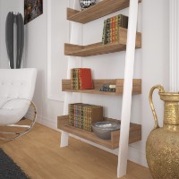 Стеллаж Hanah Home Only Dark Oak фото №2 — интернет-магазин Desire.md