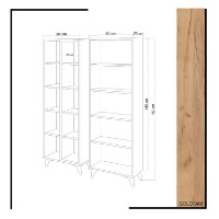 Стеллаж Hanah Home Potenza фото №4 — интернет-магазин Desire.md