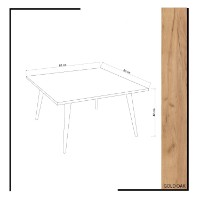 Журнальный столик Hanah Home Leyman фото №4 — интернет-магазин Desire.md