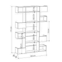 Стеллаж Hanah Home Niho White Light White фото №4 — интернет-магазин Desire.md