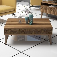 Журнальный столик Hanah Home Line Walnut фото №2 — интернет-магазин Desire.md