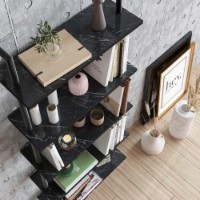 Стеллаж Hanah Home Paula Black фото №3 — интернет-магазин Desire.md