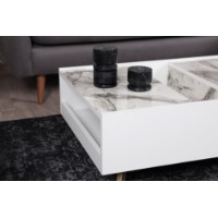 Măsuţă cafea Hanah Home Frida White imaginea #3 — magazin online Desire.md