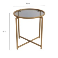 Măsuţă cafea Hanah Home S407K Gold imaginea #7 — magazin online Desire.md