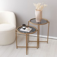 Măsuţă cafea Hanah Home S407U Gold imaginea #3 — magazin online Desire.md