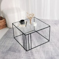 Măsuţă cafea Hanah Home Outline Black imaginea #2 — magazin online Desire.md