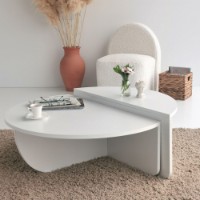 Măsuţă cafea Hanah Home Podium White