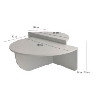 Журнальный столик Hanah Home Podium White фото №9 — интернет-магазин Desire.md