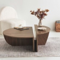 Măsuţă cafea Hanah Home Podium Walnut imaginea #3 — magazin online Desire.md