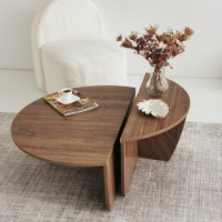 Măsuţă cafea Hanah Home Podium Walnut imaginea #4 — magazin online Desire.md