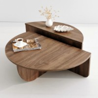 Măsuţă cafea Hanah Home Podium Walnut imaginea #5 — magazin online Desire.md