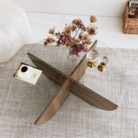 Журнальный столик Hanah Home Lily Walnut фото №3 — интернет-магазин Desire.md