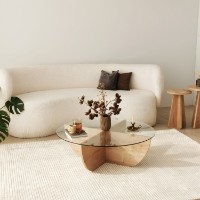 Măsuţă cafea Hanah Home Lily Sapphire Oak imaginea #3 — magazin online Desire.md