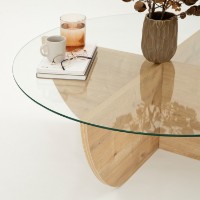 Măsuţă cafea Hanah Home Lily Sapphire Oak imaginea #7 — magazin online Desire.md