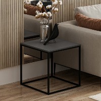 Măsuţă cafea Hanah Home Basak Anthracite