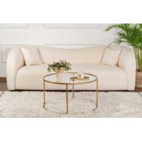Журнальный столик Hanah Home Gold-Transparent-80 фото №2 — интернет-магазин Desire.md