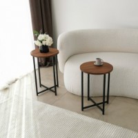 Set măsuţe cafea Hanah Home Neta Set Oak imaginea #5 — magazin online Desire.md