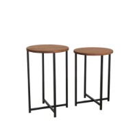 Set măsuţe cafea Hanah Home Neta Set Oak imaginea #8 — magazin online Desire.md