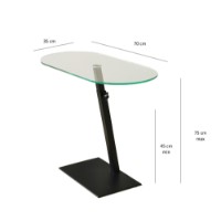 Măsuţă cafea Hanah Home Ovale Lungo Black imaginea #8 — magazin online Desire.md