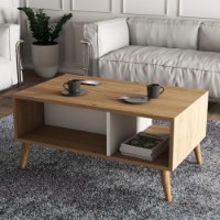 Măsuţă cafea Hanah Home Exxen Oak White