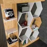 Etajeră Hanah Home Sueno White Oak imaginea #2 — magazin online Desire.md