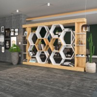 Etajeră Hanah Home Sueno White Oak imaginea #6 — magazin online Desire.md