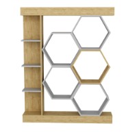 Etajeră Hanah Home Sueno White Oak imaginea #8 — magazin online Desire.md
