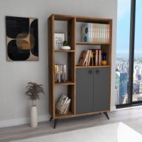Стеллаж Hanah Home Meldan Light Walnut Anthracite