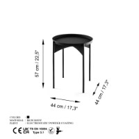 Măsuţă cafea Hanah Home Shb-002-A imaginea #6 — magazin online Desire.md