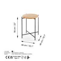 Журнальный столик Hanah Home Shb-004 фото №6 — интернет-магазин Desire.md