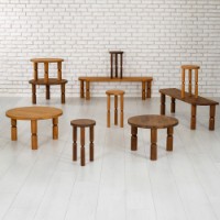 Măsuţă cafea Hanah Home Ida 60 Walnut imaginea #9 — magazin online Desire.md