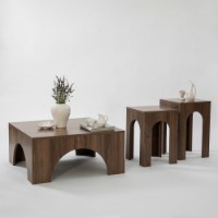 Măsuţă cafea Hanah Home Collesium Walnut imaginea #7 — magazin online Desire.md