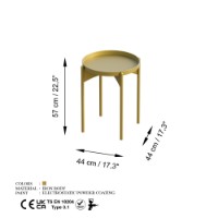 Măsuţă cafea Hanah Home Shb-002-B imaginea #6 — magazin online Desire.md