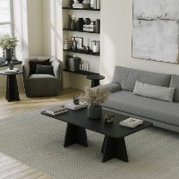 Măsuţă cafea Hanah Home Mushroom Black imaginea #2 — magazin online Desire.md