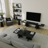 Măsuţă cafea Hanah Home Mushroom Black imaginea #4 — magazin online Desire.md