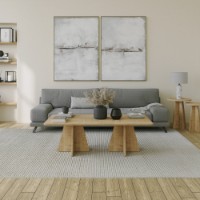 Măsuţă cafea Hanah Home Mushroom 2 Sapphire Oak