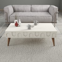 Măsuţă cafea Hanah Home Lyon 34 Cream Walnut imaginea #2 — magazin online Desire.md