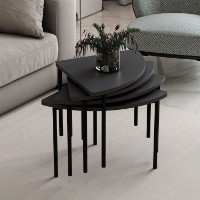 Set măsuţe cafea Hanah Home Emma Anthracite