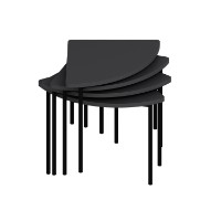 Set măsuţe cafea Hanah Home Emma Anthracite imaginea #6 — magazin online Desire.md