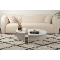 Măsuţă cafea Hanah Home Orion White imaginea #3 — magazin online Desire.md