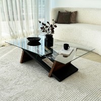 Măsuţă cafea Hanah Home Livello Black Chesnut imaginea #2 — magazin online Desire.md